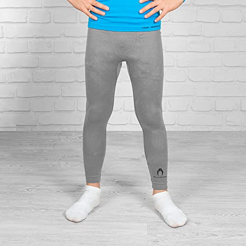 HO Soccer Underwear Trousers Performance Grey legginsy termiczne, długie, unisex, szare, 10,12