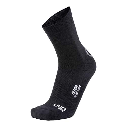 UYN Cycling skarpety damskie z merynosów czarny czarny/biały 39-40
