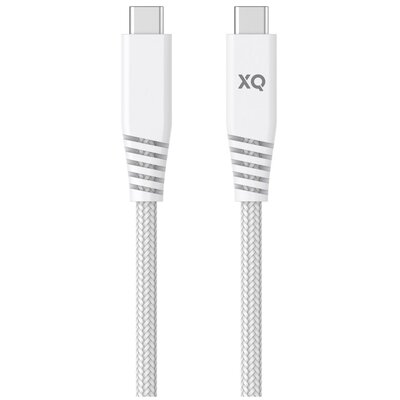 Xqisit Kabel USB Typ-C USB Typ-C Extra Strong Braided 45571 2m Biały
