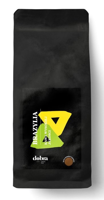 DOBRA PALARNIA KAWY Kawa ziarnista Dobra Brazylia Espresso 1kg 10041-uniw