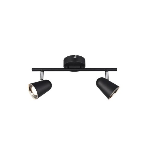 RL TOULOUSE Czarny mat LED SMD 2x3W 3000K Spot R82122132