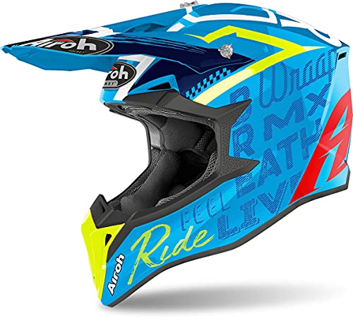 AIROH HELMET WRAAP STREET AZURE LISUR S