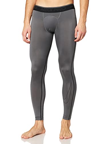 NIKE Męskie M NP DF ciasne legginsy, żelazne szary/czarny/czarny, XL