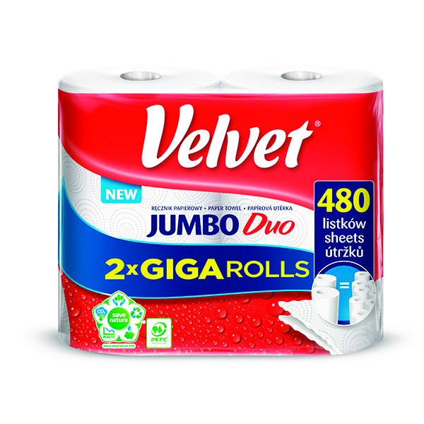 Velvet Ręcznik papierowy Jumbo Duo 2 rolki REP.917