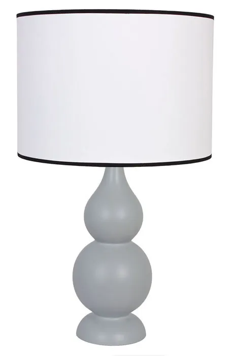 Szara lampka stołowa skandynawska - S223 A8-S24