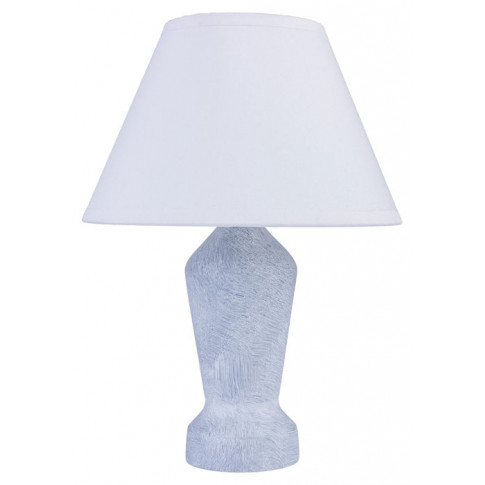 Klasyczna lampka nocna z abażurem wenge - S225 Lajax
