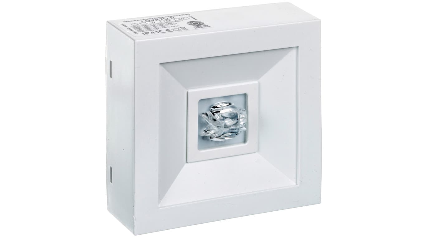 AWEX Oprawa awaryjna LOVATO N ECO LED 3W 330lm 1h jednozadaniowa AT biała LVNC/3W/E/1/SE/AT/WH