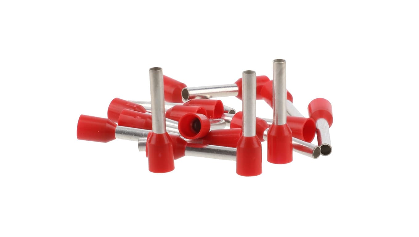 Ergom Końcówka tulejkowa izolowana czerwona HI 1,5/10 ERHL E08KH-02010104200 /500szt./ E08KH-02010104200