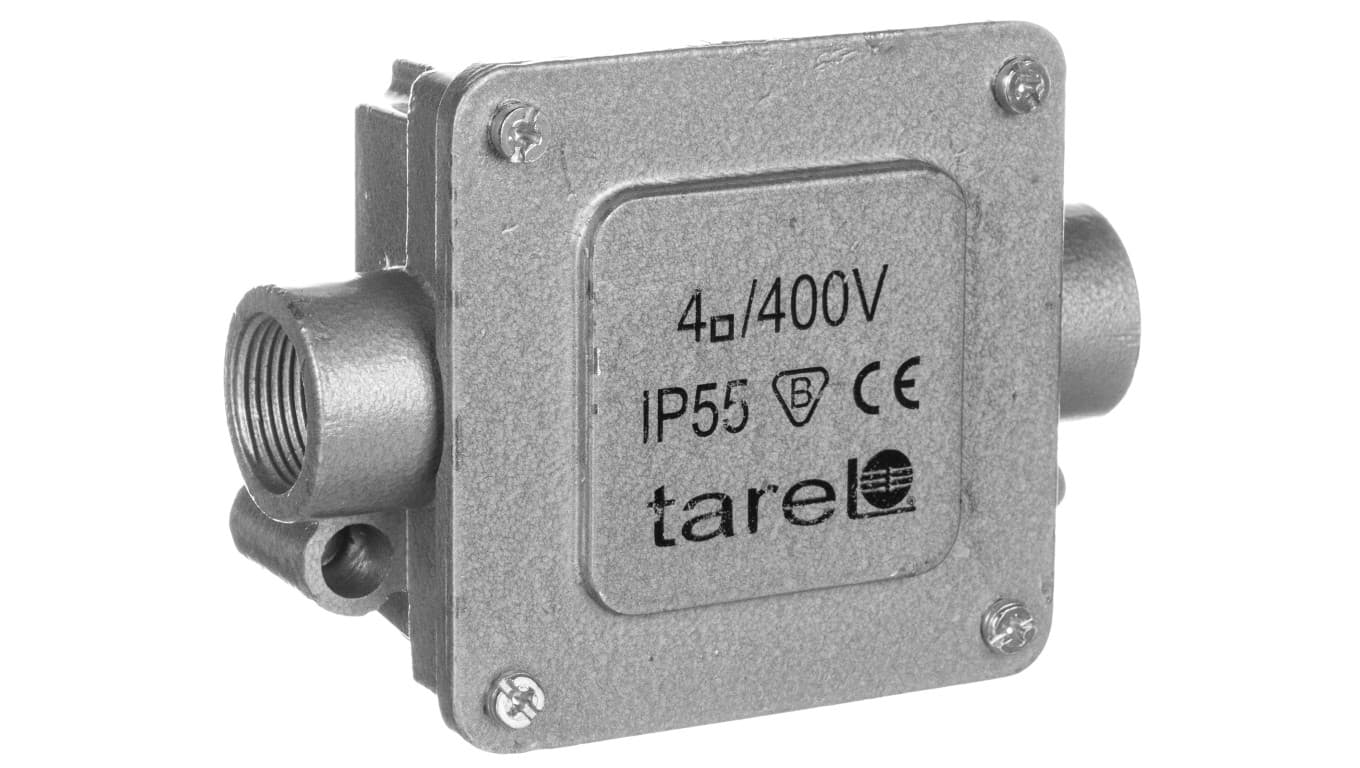 Tarel Puszka odgałęźna metalowa 5-torowa 4mm2 2 wejścia IP55 014