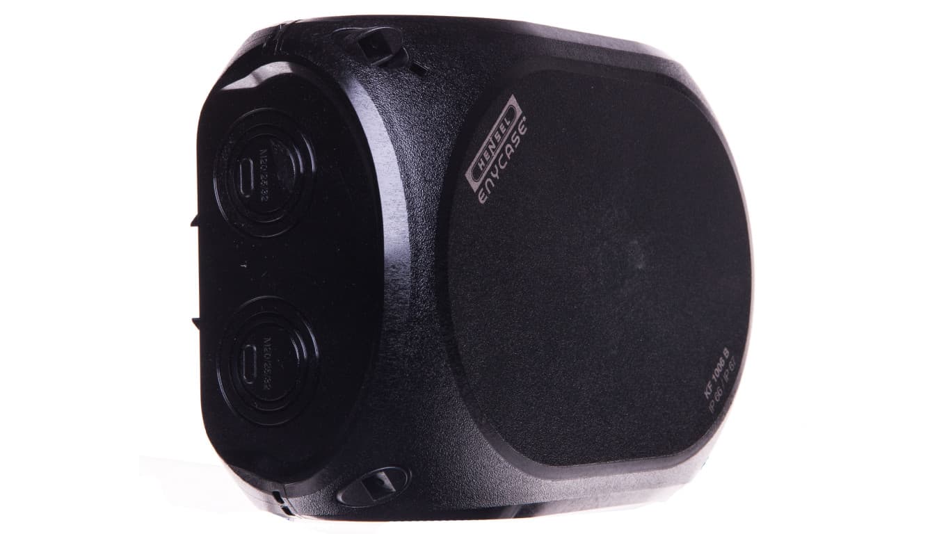 Hensel Puszka n/t odgałęźna 180x130x77mm IP66/67 czarna KF 1000 C 62000088