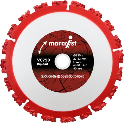 MARCRIST Tarcza diamentowa do cięcia wzdłużnego VC750 (MC2360), Średnica (mm): 2 (2360.0230.22)
