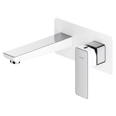 Omnires PARMA PM7415 CRB CHROM + BIAŁY bateria umywalkowa podtynkowa