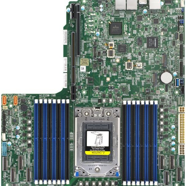 Supermicro MBD-H12SSW-INR-B H12 AMD UP platform w.EPYC SP3 ROME CPU