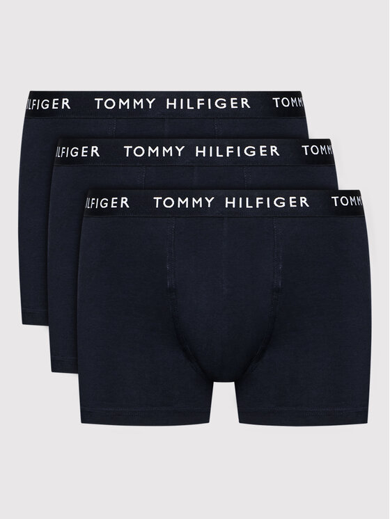 Tommy Hilfiger Komplet 3 par bokserek UM0UM02203 Granatowy