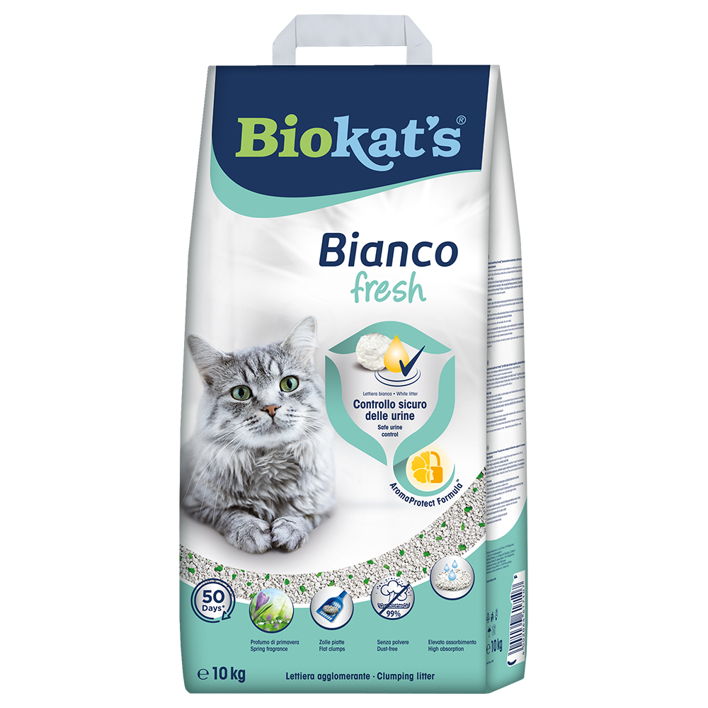 Gimpet żwirek dla kota BIOKATS Bianco Fresh Control żwirek dla kotów 10 kg