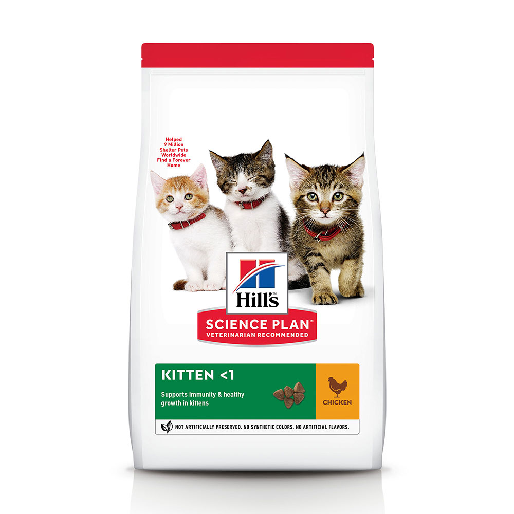 Hill's Science Plan Zestaw Science Plan Kitten, 7 kg + 12 x 85 g - Kitten, kurczak + ryba morska