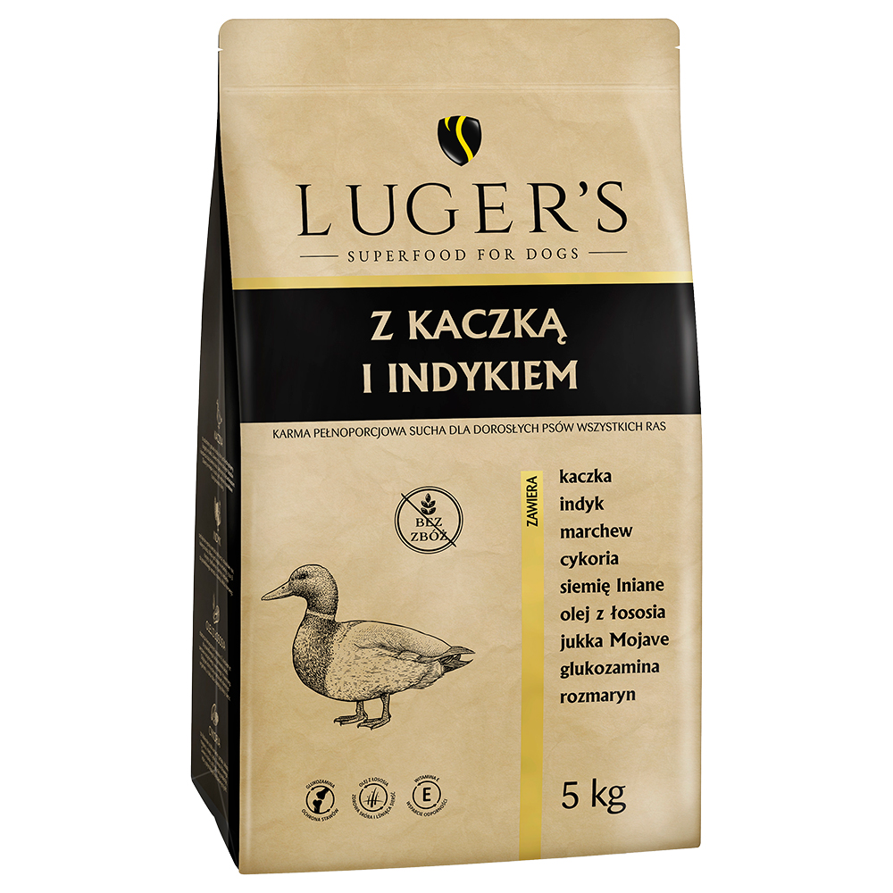 Luger's Luger's Adult, kaczka i indyk - 2 x 5 kg
