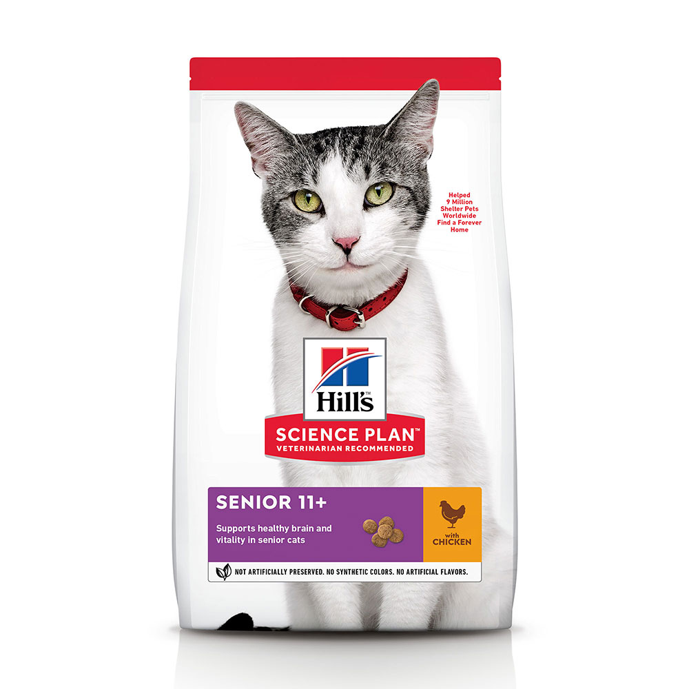 Hill's Science Plan Science Plan Senior 11+, kurczak - 2 x 7 kg