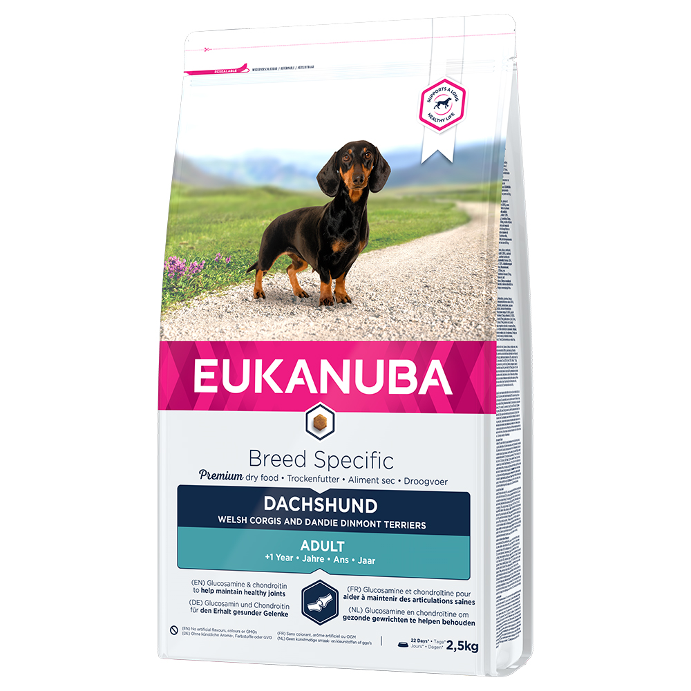 Eukanuba Adult Breed Specific Dachshund - 2 x 2,5 kg