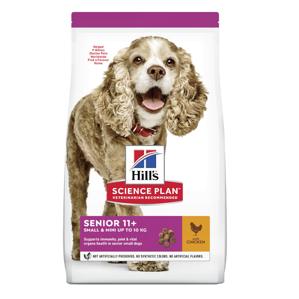 Hill's Science Plan Senior 11+ Small & Mini, kurczak - 2 x 1,5 kg