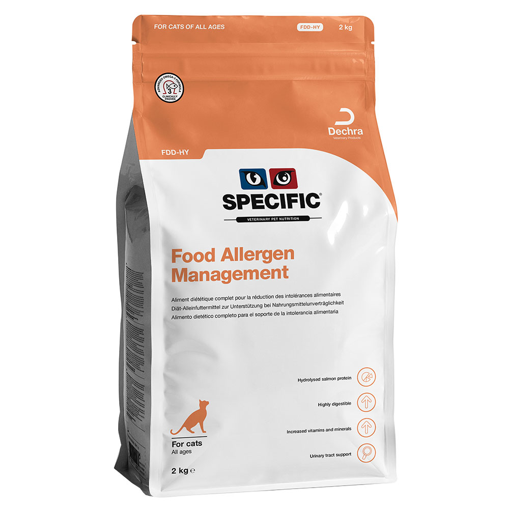 Specific Specific Cat FDD  HY Food Allergen Management - 2 x 2 kg
