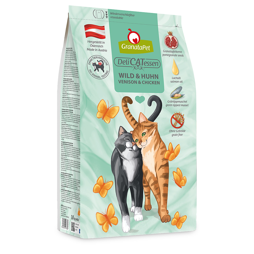 GranataPet DeliCatessen Adult, dziczyzna i kurczak - 1,8 kg