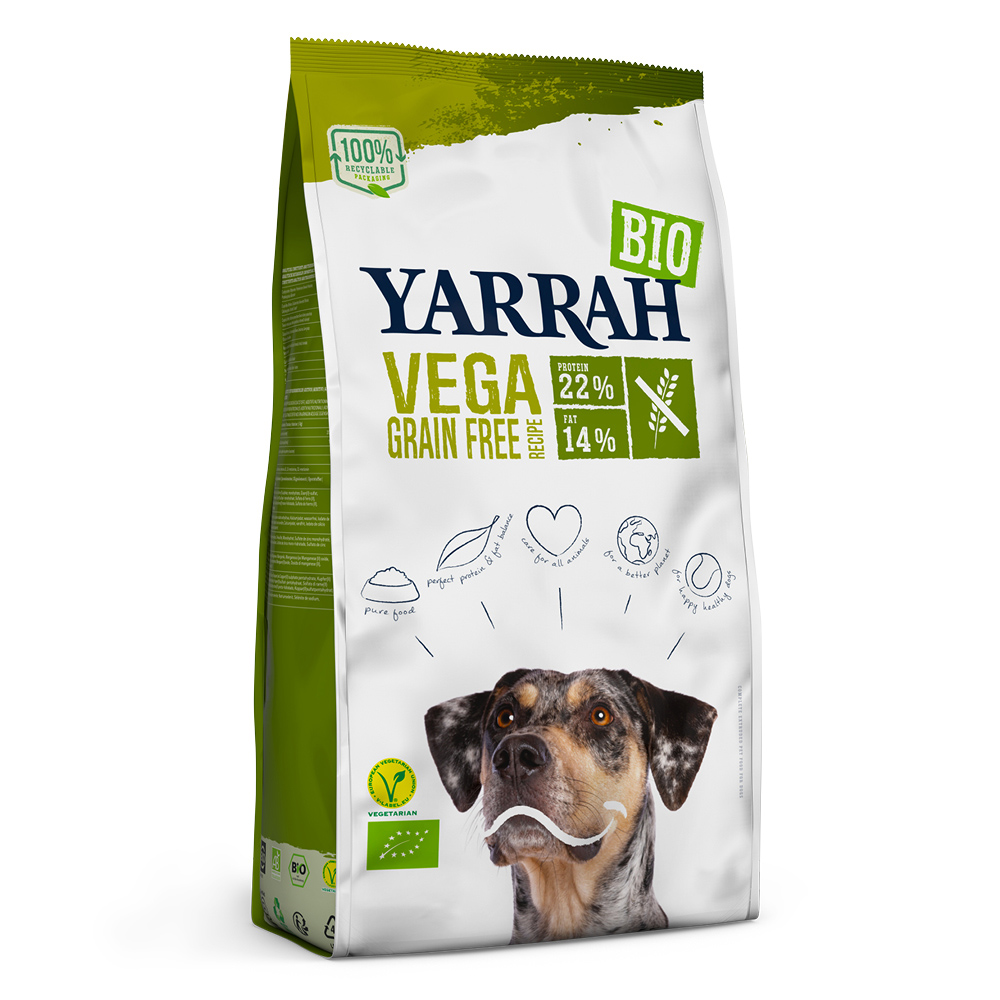 Yarrah Bio ekologiczna, bezzbożowa karma wegetariańska - 2 x 10 kg