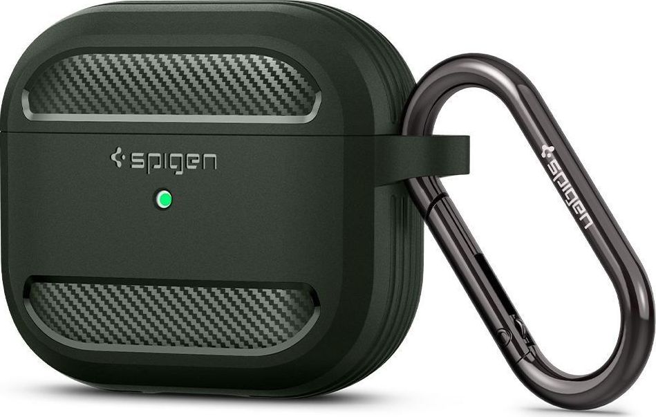 Spigen Etui ochronne Rugged Armor do AirPods 3 zielone