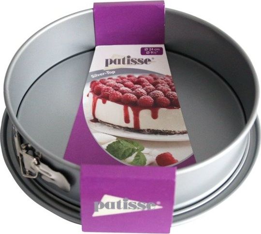 Patisse Tortownica z rantem 24 cm Silver Top uniwersalny twm_414559