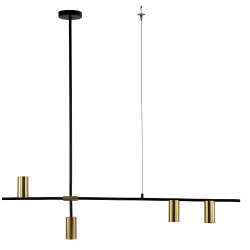 Light Prestige Lampy Lampa Arizona Lampy LP-074/4PL BK/GD