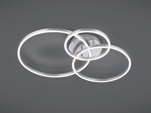 Trio Winona LED lampa sufitowa (z pilotem) RGB nikiel 670810607