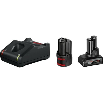 Bosch Starter-Set 1 x GBA 12V 2.0Ah + 1 x GBA 12V 4.0Ah + GAL 12V-40 Professional, Zestaw