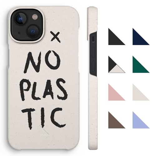 A GOOD Etui na telefon komórkowy iPhone 13, bez plastiku, waniliowa biel