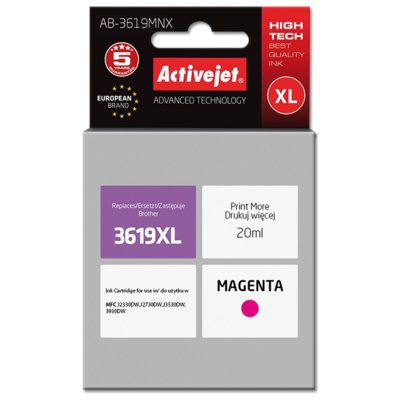 ActiveJet Tusz AB-3619MNX do drukarki Brother zamiennik LC3619M supreme 20ml magenta) AB-3619MNX