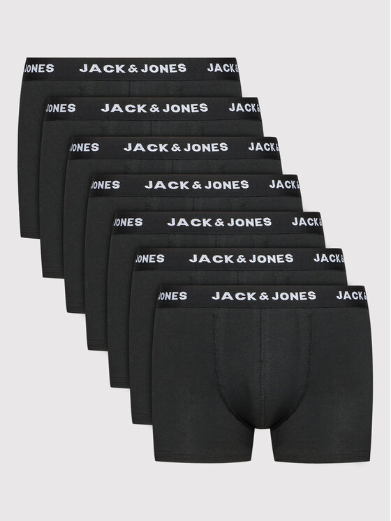 Jack&Jones Komplet 6 par bokserek Chuey 12171258 Czarny