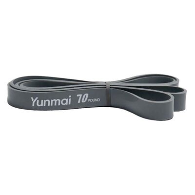 POWER BAND Guma treningowa YUNMAI 70lb szara