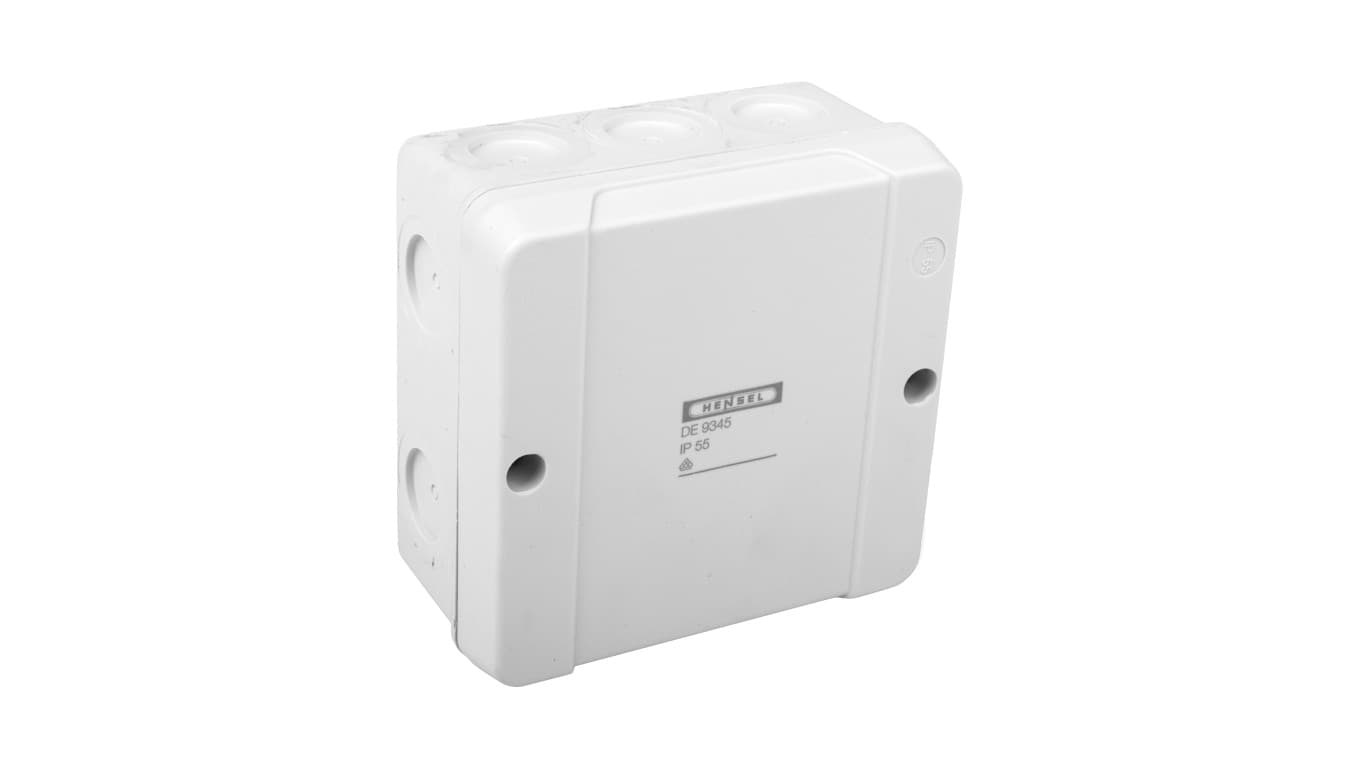 Hensel Puszka n/t odgałęźna 98x98x52mm IP55 szara DE 9345 6000272