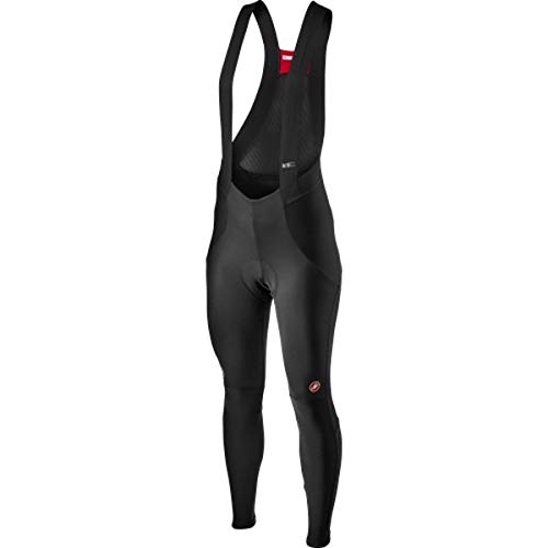 CASTELLI CASTELLI Damskie spodnie rowerowe Sorpasso Ros W Bibtight czarny czarne refleksy S 4520563