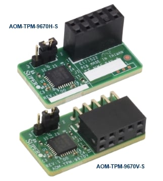 Supermicro TPM 2.0 module Vertical AOM-TPM-9670V-S AOM-TPM-9670V-S-O
