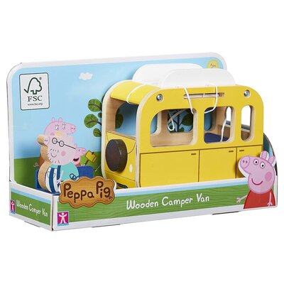 TM Toys ŚWINKA PEPPA DREWNIANY KAMPER Z FIGURKĄ PEPA 07388 GXP-802559