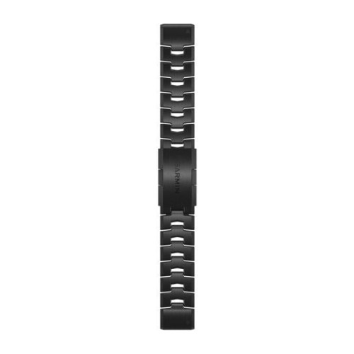 Garmin Tytanowa bransoleta z otworami i szarą powłoką węglową DLC Quick Fit 22 mm - Fenix 5/6 [010-12863-09] 010-12863-09