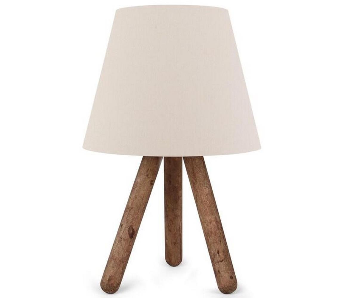 Lampa stołowa AYD 1xE27/60W/230V beżowa/brązowa