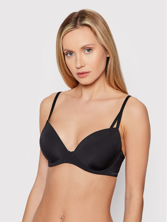 Calvin Klein Underwear Biustonosz push-up 000QF6016E Czarny