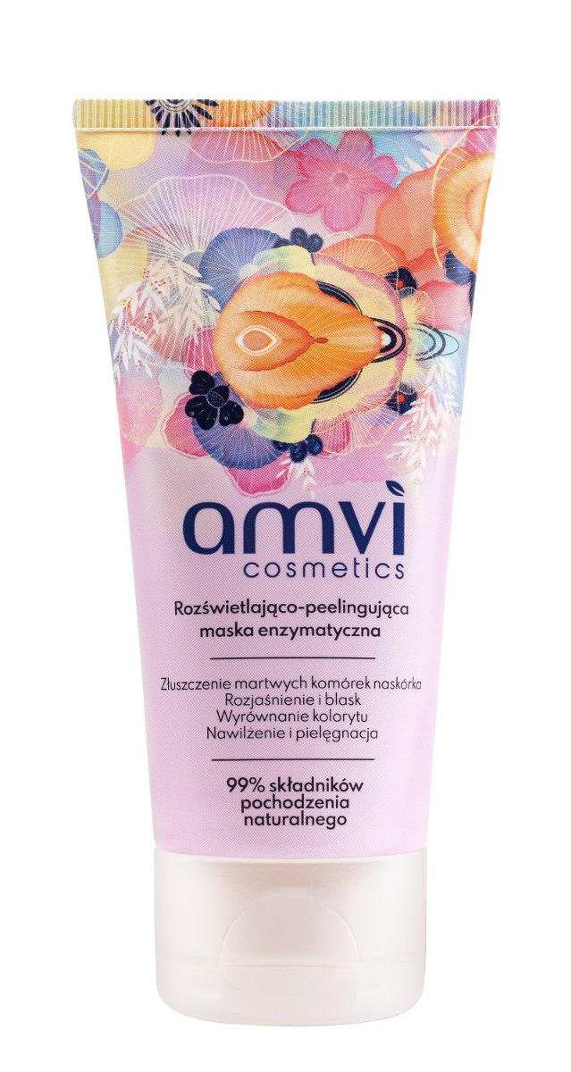 Amvi Cosmetics Amvi Cosmetics - Rozświetlająco-peelingująca maska enzymatyczna 50ml