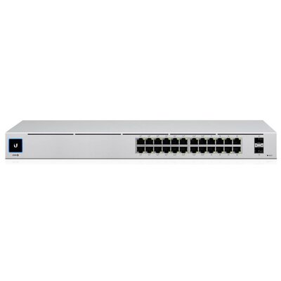 Ubiquiti USW-24-POE | Switch | UniFi, 24x RJ45 1000Mb/s, 16x PoE+, 2x SFP USW-24-POE-EU