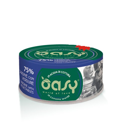Oasy MORE LOVE sardynki z warzywami 70g