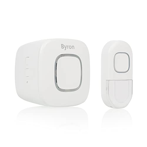 Byron zestaw dzwonków do drzwi DBY-24721 bezprzewodowy 85 dB biały 4 częściowy twm_554857