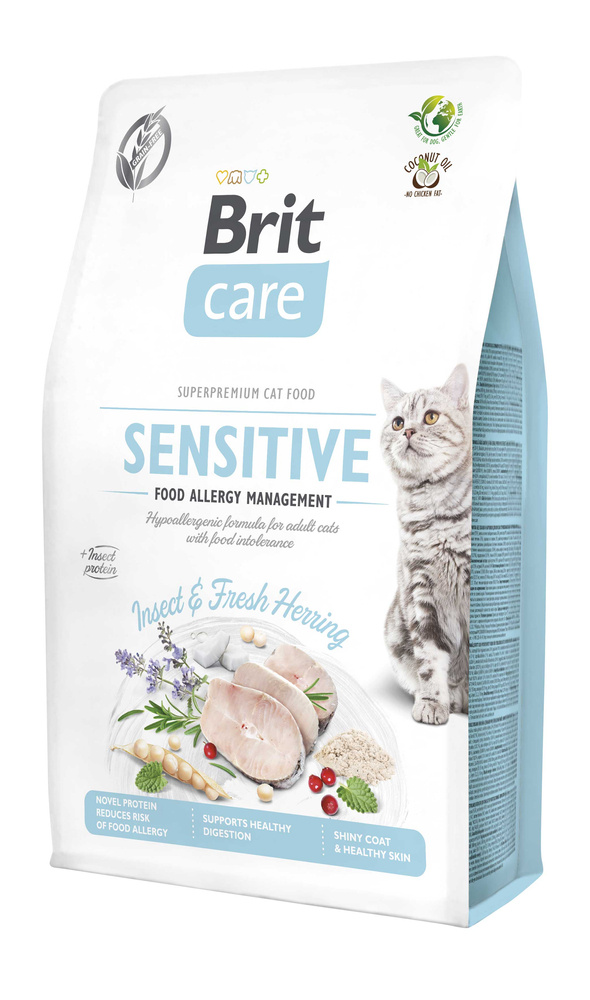 Brit Cat Grain-Free Sensitive Allergy Management Insect 400g