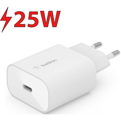 Belkin Ładowarka sieciowa WCA004VF1MWH-B6 25W Biały