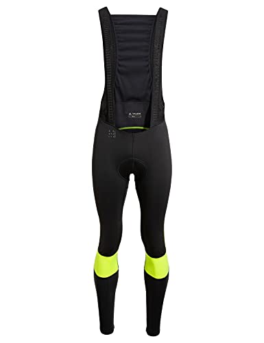 VAUDE Męskie spodnie męskie Kuro Warm Bib Tights, żółty neonowy, L
